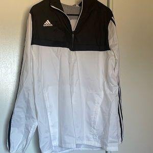 Black and white adidas